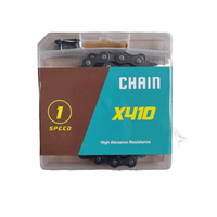 ZHIQIU High-Tensile Bike Chain - 104-Link Seamless System for Rust-Proof, Effortless Riding - Perfect 1/2 x 1/8 Size for Smooth, Quiet Journeys