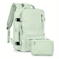 Large Capacity Travel Backpack with Shoe & Wet Pocket