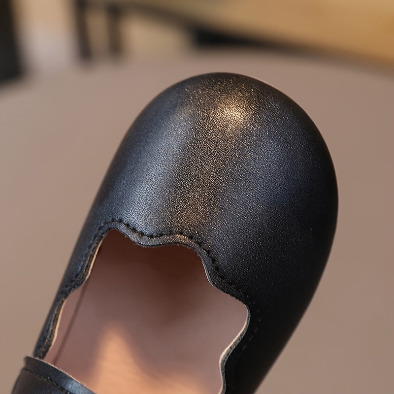 Infant Mary Jane Shoes with Soft Sole & Glitter Design