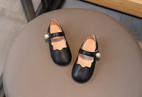 Infant Mary Jane Shoes with Soft Sole & Glitter Design