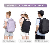 Large Capacity Travel Backpack with Shoe & Wet Pocket