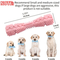 Soft Rubber Durable Dog Chew Stick - Toothbrush For Tooth Cleaning And Massage Pet Toy