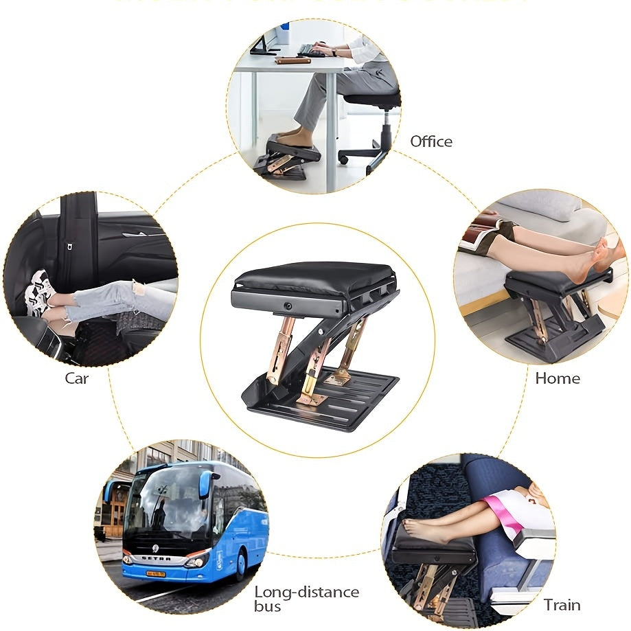 Ergonomic Adjustable Footrest – Height & Tilt