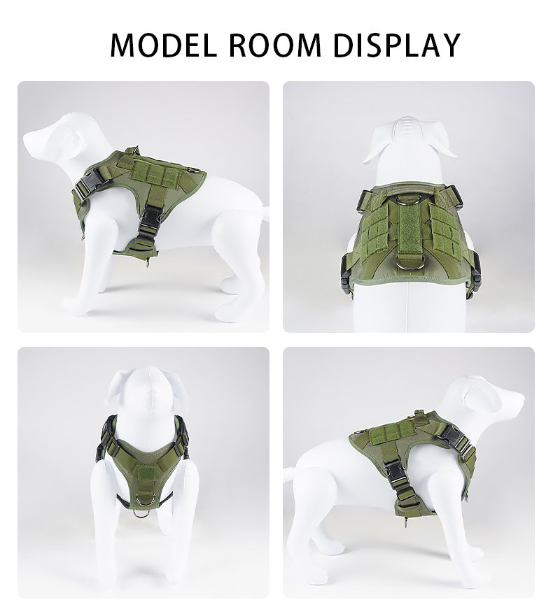 Heavy Duty Adjustable Dog Harness with Handle