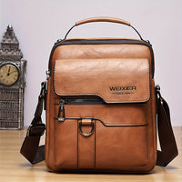 Men’s Vintage Crossbody Bag – Adjustable Strap Shoulder Bag