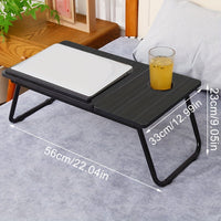 Foldable Adjustable Laptop Desk for Bed & Study