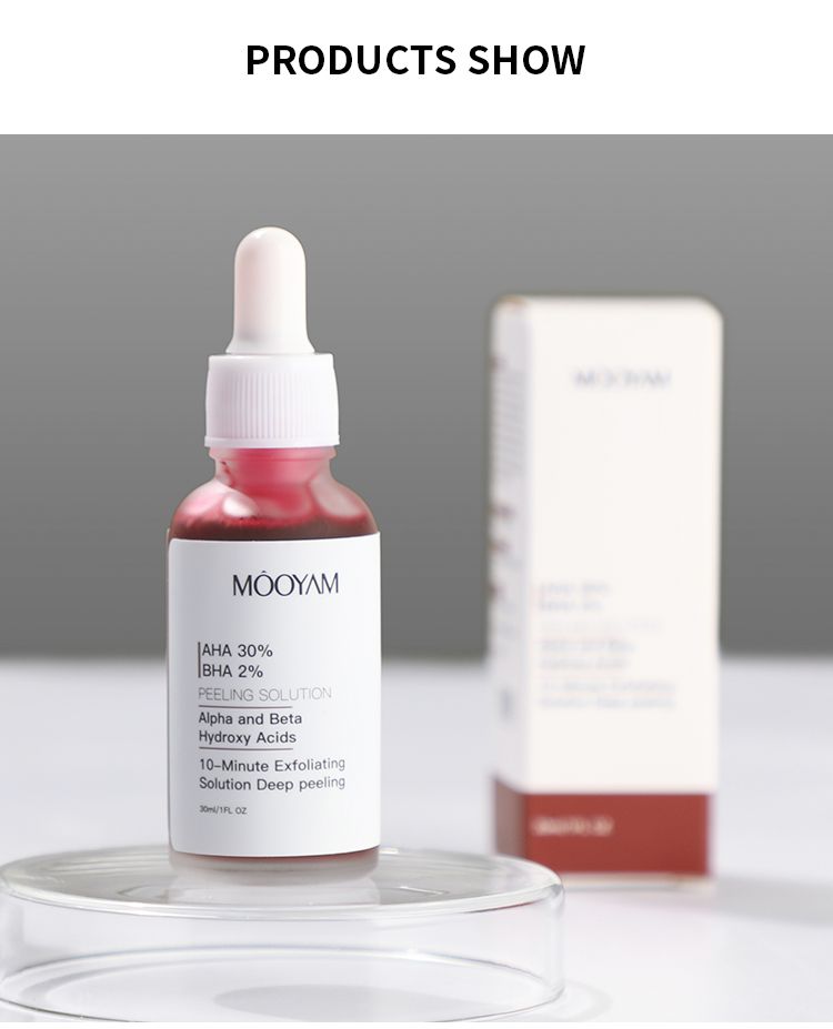 AHA 30% + BHA 2% Exfoliating Facial Peel Serum 1oz