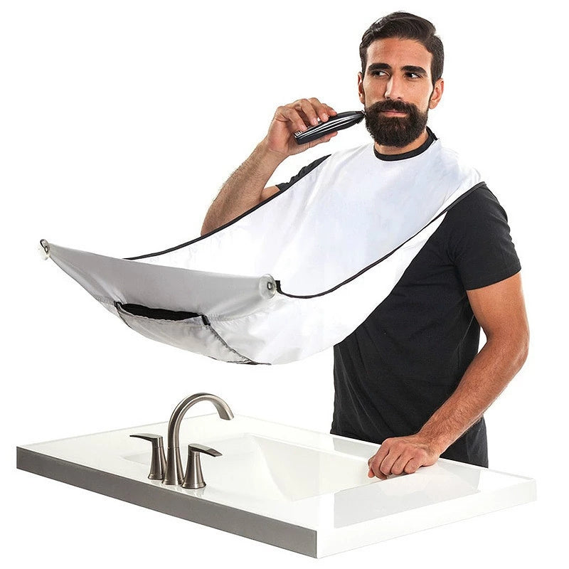 Men’s Beard Shaving Apron Grooming Bib Cleaner