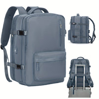 Large Capacity Travel Backpack with Shoe & Wet Pocket
