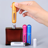 5ml Refillable Portable Perfume Spray Bottle - Mini Atomizer for Travel - Easy to Use and Convenient Cosmetic Pump Dispenser