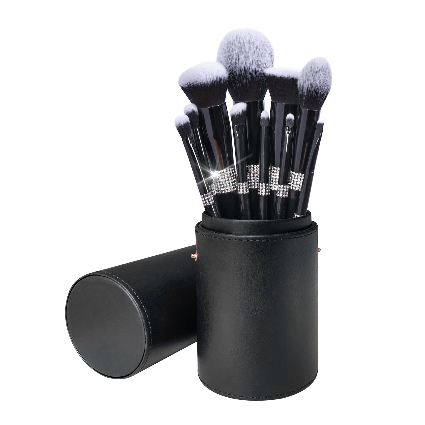 Makeup Brush Set – 10pcs Synthetic Nylon