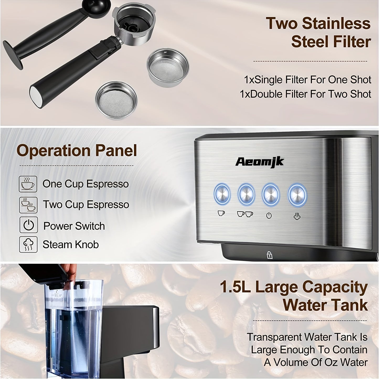 Semi-Automatic Espresso Machine