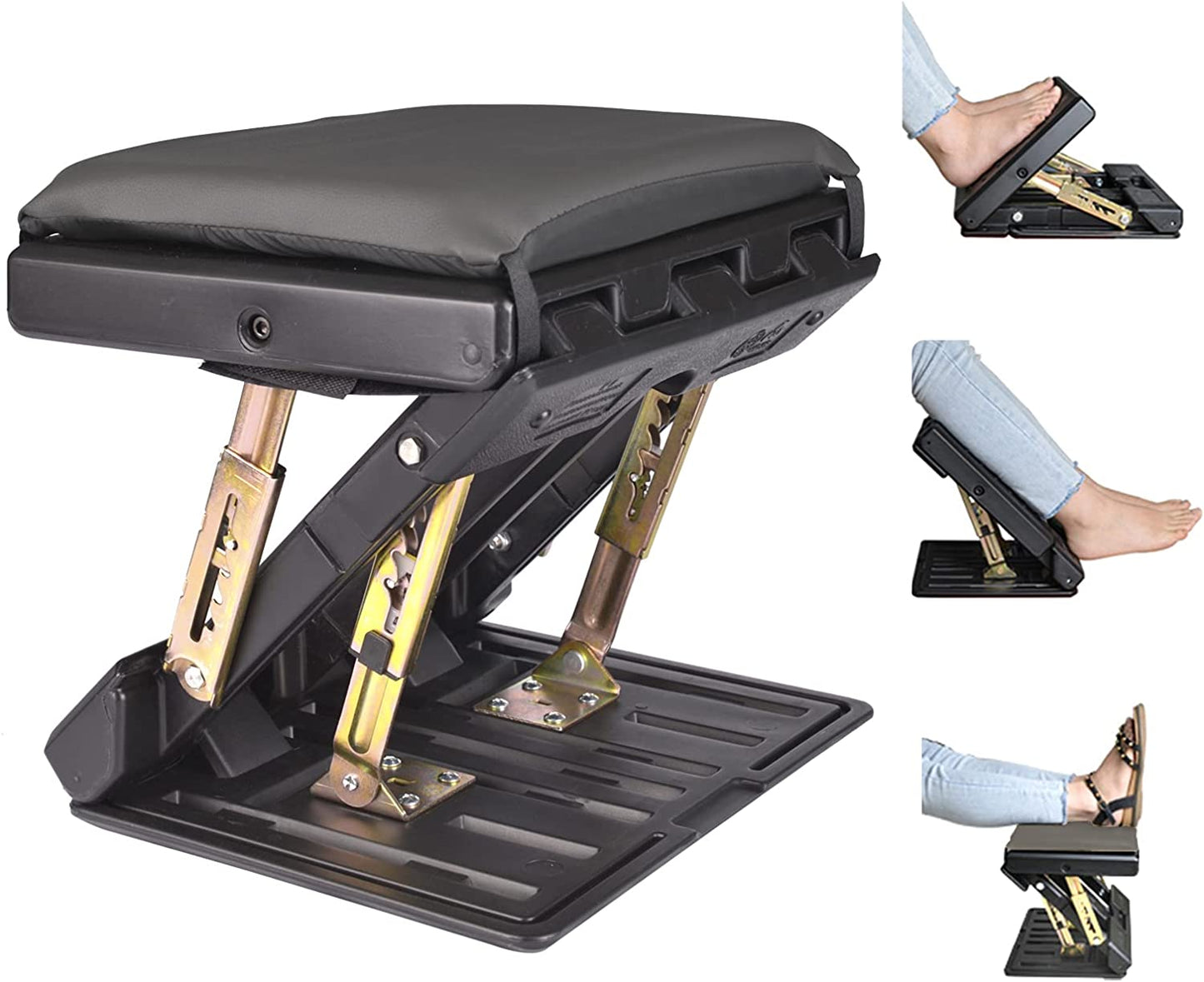 Ergonomic Adjustable Footrest – Height & Tilt