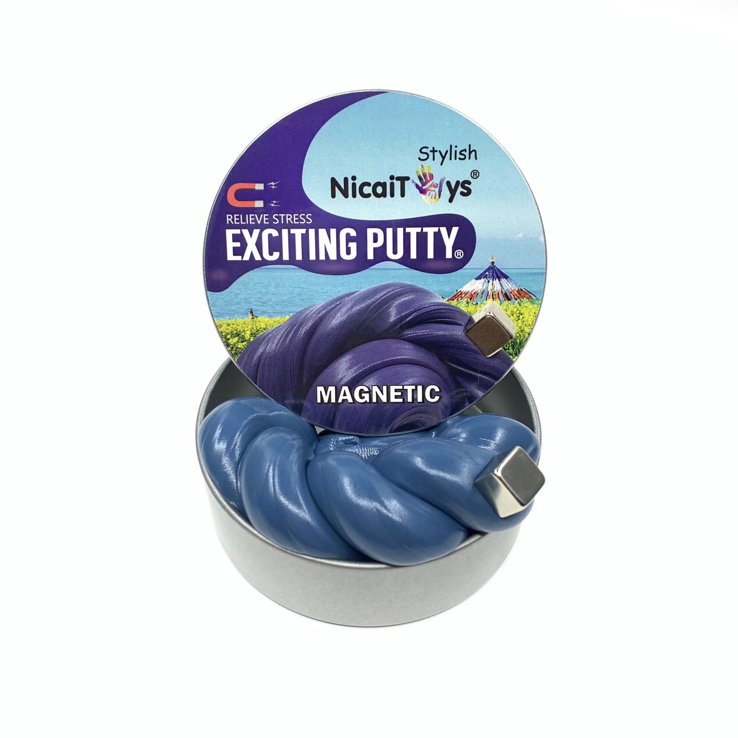 Magnetic Plasticine Bouncing Putty Stress Relief Toy