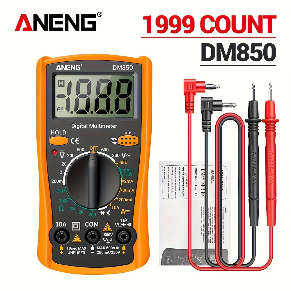 ANENG DM850 Auto Digital Multimeter AC/DC Voltage Tester