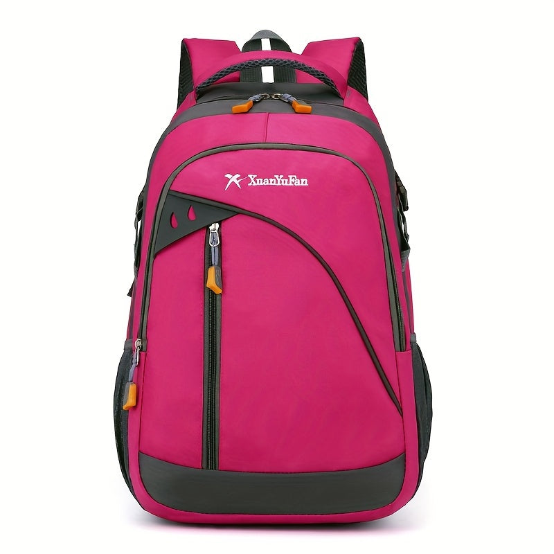 Bright Pink Sports Backpack Large Travel Bag for Women