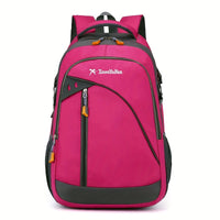 Bright Pink Sports Backpack Large Travel Bag for Women