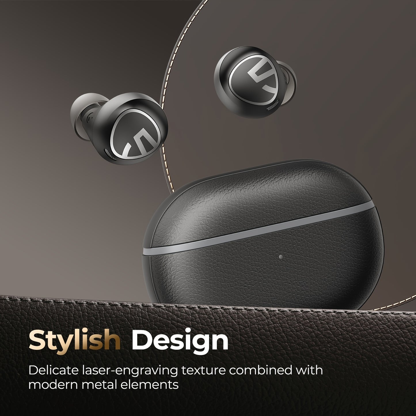 SOUNDPEATS Free2 Classic Wireless Earbuds with Wireless V5.1, Offering 30 Hours of Playtime And Immersive In-Ear Stereo Sound.
