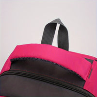 Bright Pink Sports Backpack Large Travel Bag for Women