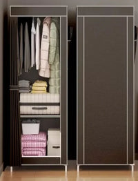 Small Portable Wardrobe Folding Wardrobe 56*44*146 - Neverdie Store
