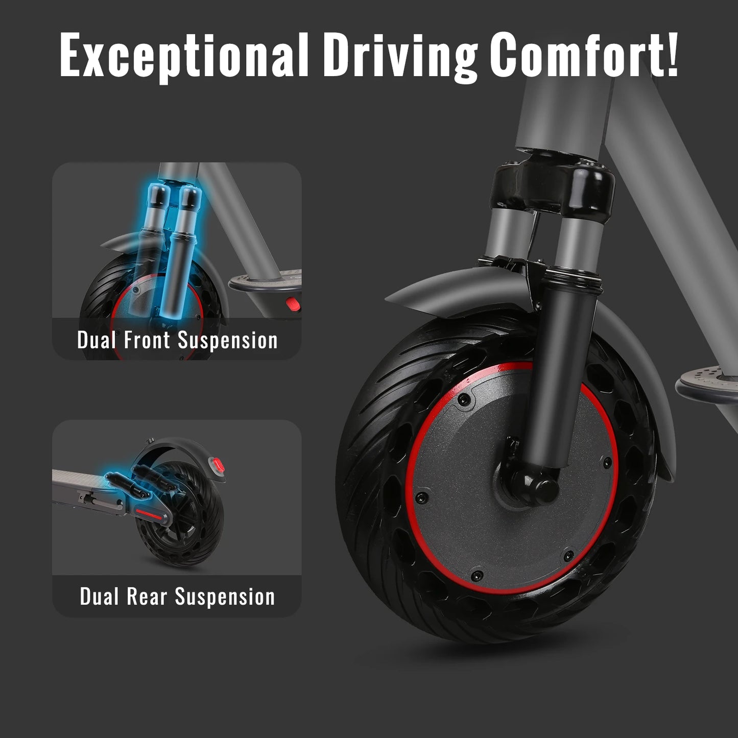 350W Adult Electric Scooter – 36V 30km Long Range