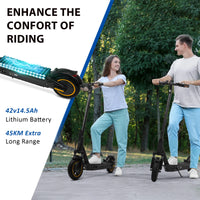 AOVOPRO Smart APP Electric Scooter – 350W/500W Motor