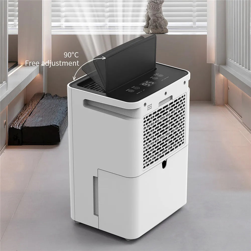 Smart Home Dehumidifier 3.2L Large Capacity Dehumidifier For Bedroom Office Kitchen Deodorization and DefrostingTiming Dehumidif