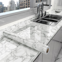Kitchen Oil-Proof Waterproof Self-Adhesive Marble Film