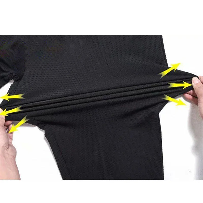 Men’s Ice Silk Mesh Breathable Quick-Dry Fitness Pants