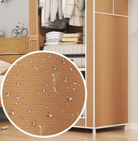 Small Portable Wardrobe Folding Wardrobe 56*44*146 - Neverdie Store