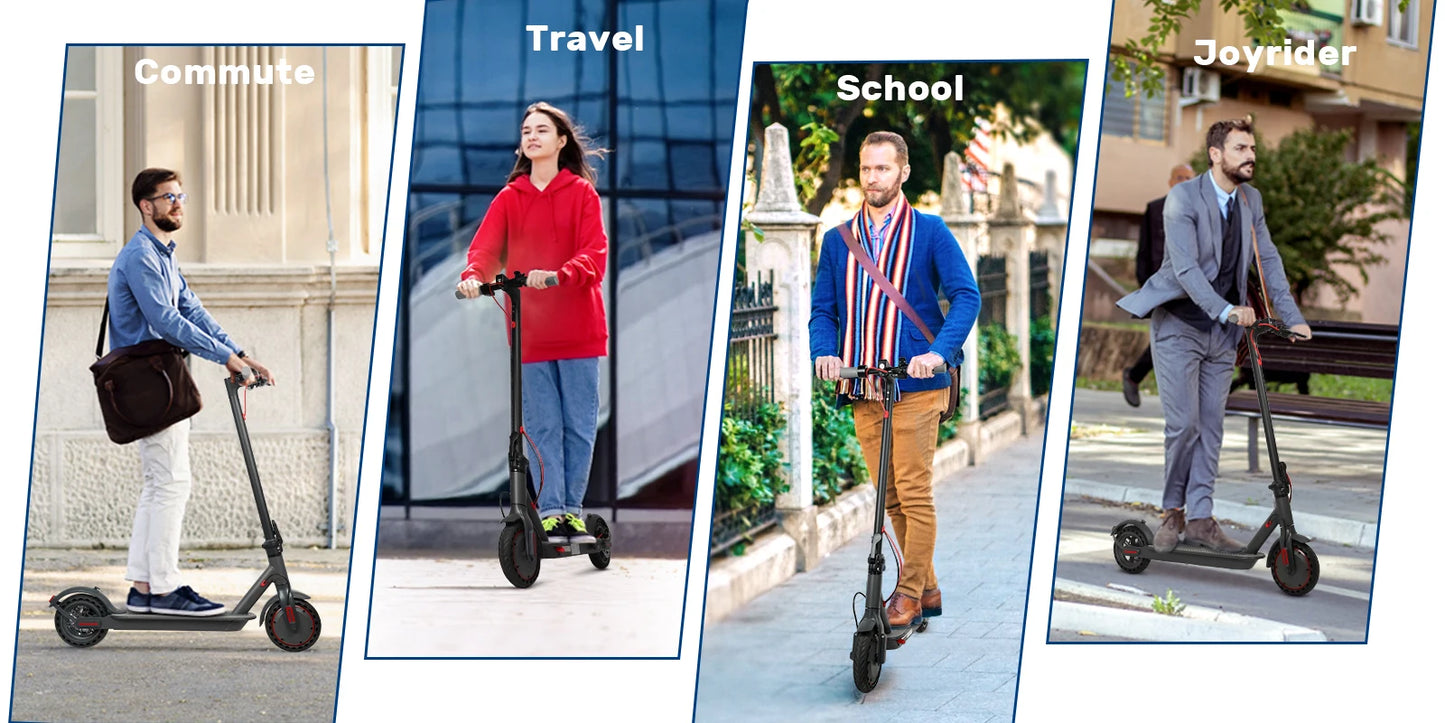 AOVOPRO Smart APP Electric Scooter – 350W/500W Motor