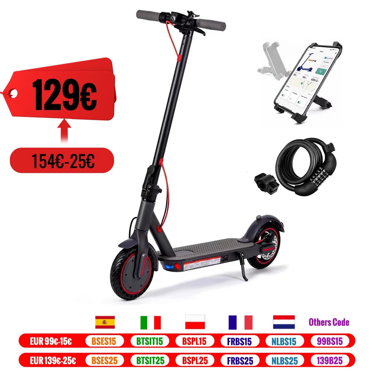 8.5" Foldable Electric Scooter