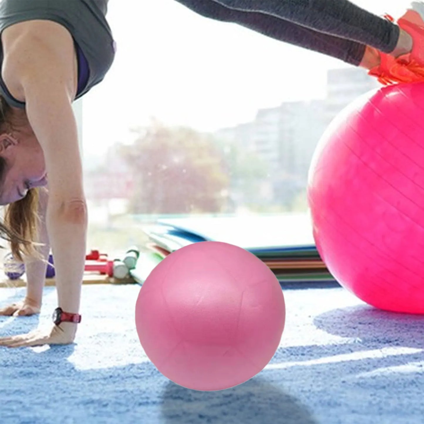 Mini Pilates Yoga Ball – 6 Inch Core Balance Trainer