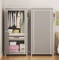 Small Portable Wardrobe Folding Wardrobe 56*44*146 - Neverdie Store