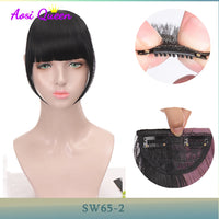 Clip-In Synthetic Bangs Extensions Natural Fringe Hair