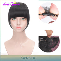 Clip-In Synthetic Bangs Extensions Natural Fringe Hair