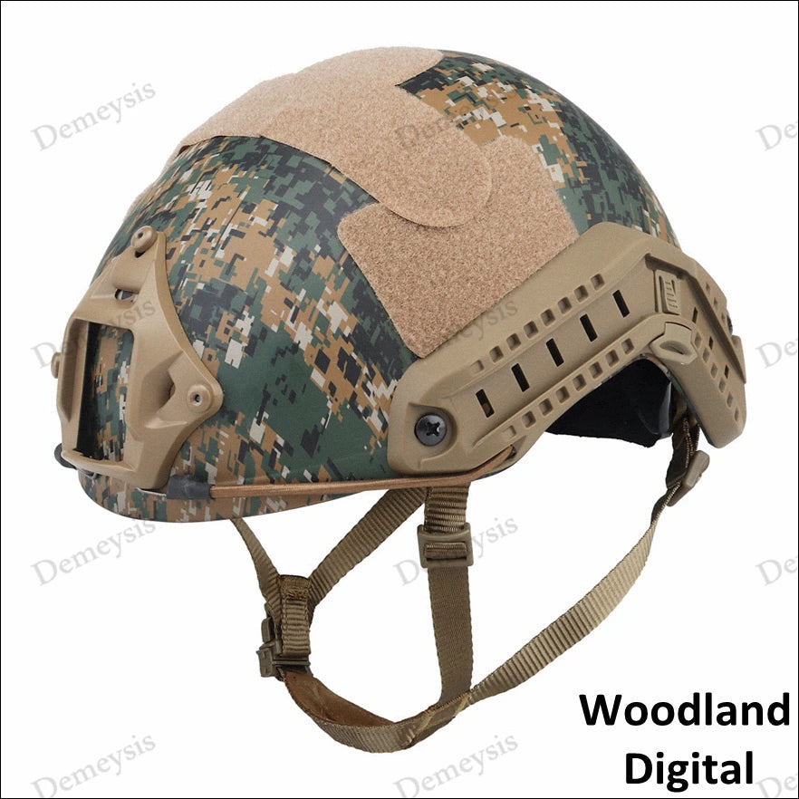 New Fast Tactical Airsoft Helmet – Camouflage ABS Protection