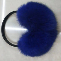 Oversized Real Raccoon Fur Winter Earmuffs for Women