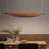 Medieval Waka Retro Wood Grain Designer Pendant Lamp