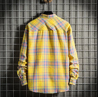 Men’s Cotton Long Sleeve Button Shirt