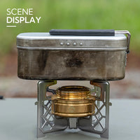 CAMPINGMOON Alcohol Stove Portable Outdoor Picnic Stove