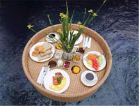 Bali Rattan Floating Tray for Pool & Outdoor Dining