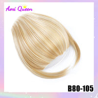 Clip-In Synthetic Bangs Extensions Natural Fringe Hair