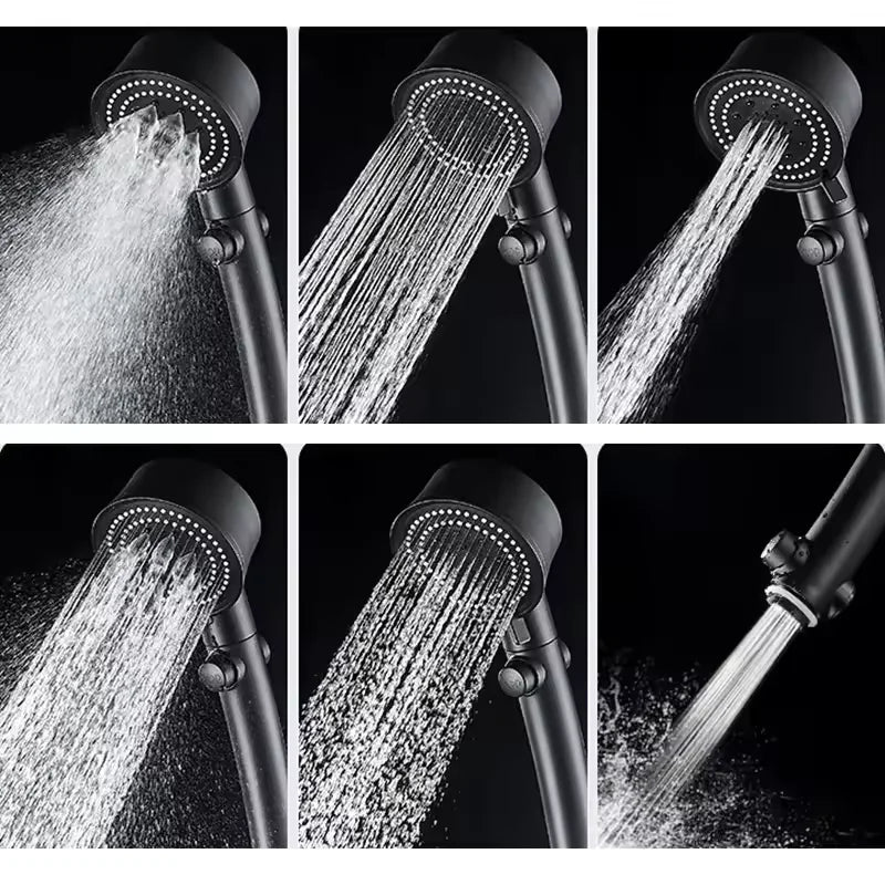 360 Turbo Fan High Pressure Handheld Shower Head
