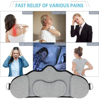 Hammock Neck Traction Massager with Stand – Pain Relief & Relaxation + Eye Mask