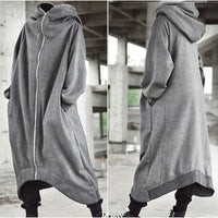 Unisex Long Sleeve Nazgul Hoodie Coat with Zipper