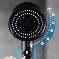 360 Turbo Fan High Pressure Handheld Shower Head