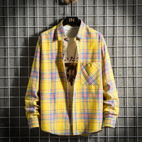 Men’s Cotton Long Sleeve Button Shirt