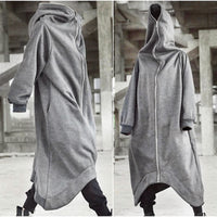 Unisex Long Sleeve Nazgul Hoodie Coat with Zipper