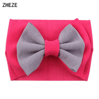 Cute 7" Double Layer Hair Bow Headband for Baby Girls